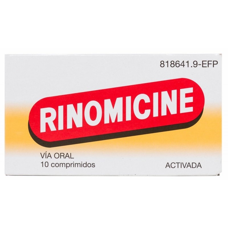 RINOMICINE ACTIVADA 10 COMPRIMIDOS