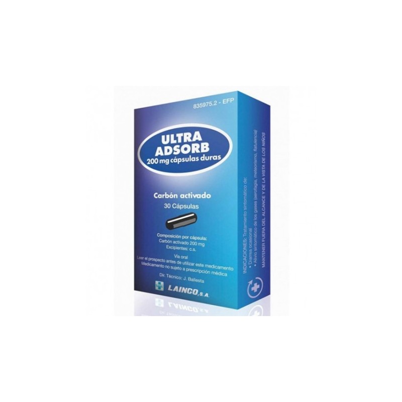 ULTRA ADSORB 200 MG 30 CAPSULAS