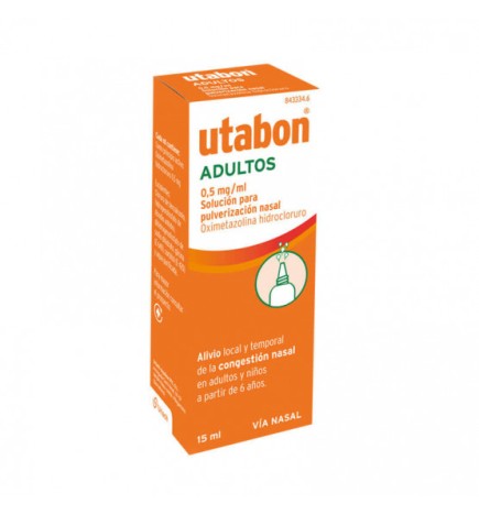 UTABON ADULTOS 05 MGM LGOTAS NASAL 15 ML