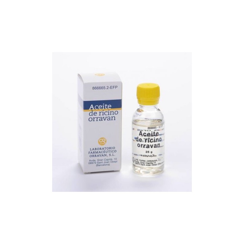ACEITE RICINO ORRAVAN SOLUCION ORAL 25 G