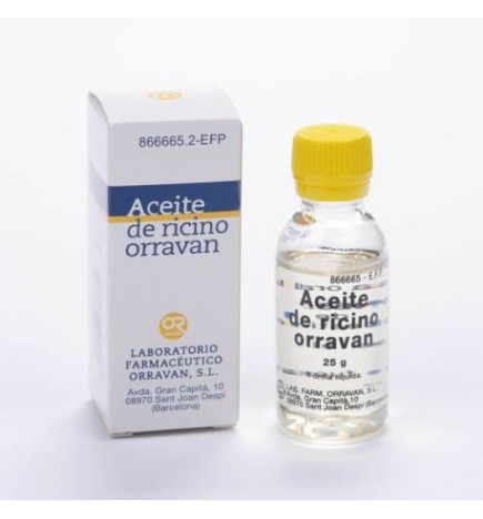 ACEITE RICINO ORRAVAN SOLUCION ORAL 25 G