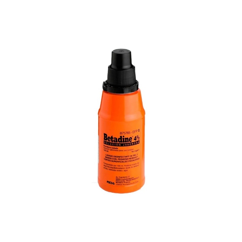 BETADINE 4    SOLUCION TOPICA JABONOSA 125 ML