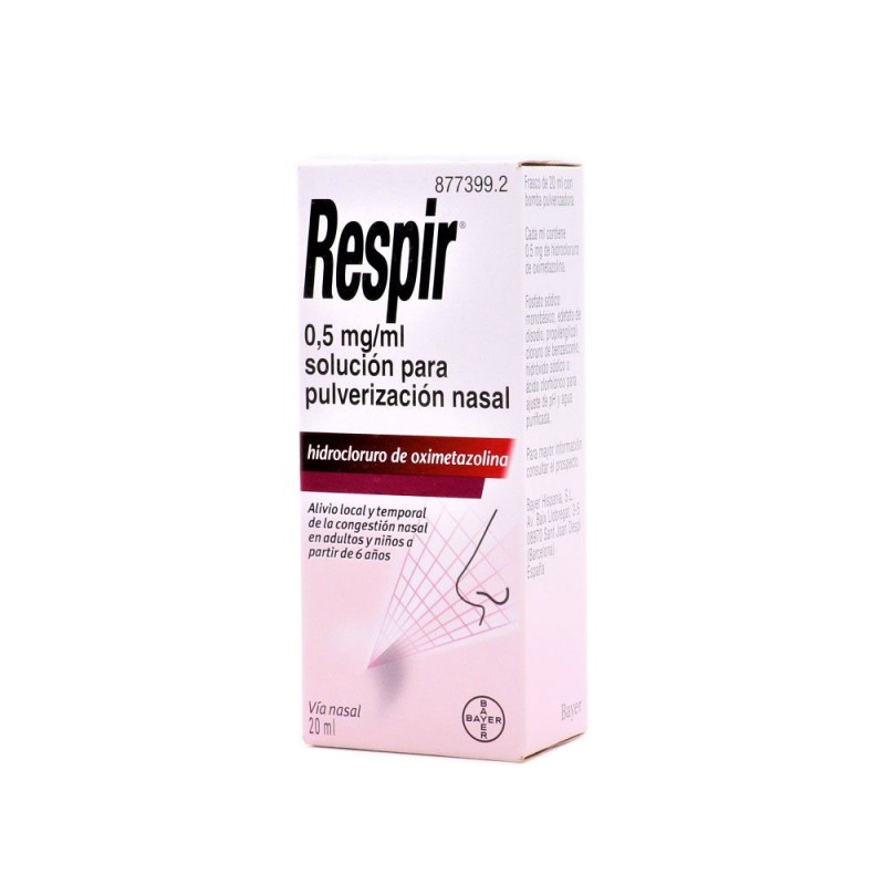 RESPIR 05 MGML NEBULIZADOR NASAL 20 ML