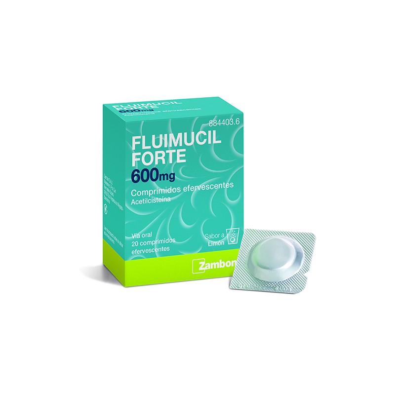 FLUIMUCIL FORTE 600 MG 20 COMPRIMIDOS EFERVESCEN