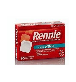 RENNIE 48 COMPRIMIDOS MASTICAB C SACARINA MENTA