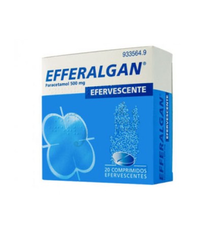 EFFERALGAN 500 MG 20 COMPRIMIDOS EFERVESCENTES