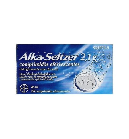 ALKASELTZER 21 G 20 COMPRIMIDOS EFERVESCENTES