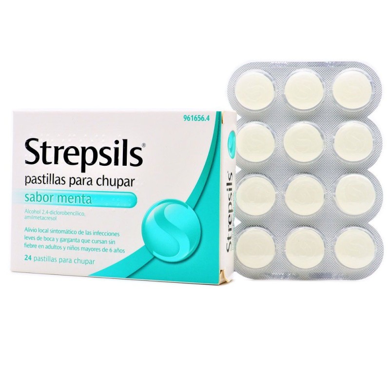 STREPSILS 24 PASTILLAS  MENTA