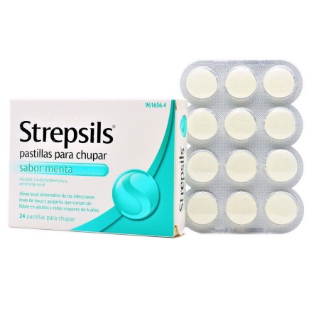 STREPSILS 24 PASTILLAS  MENTA