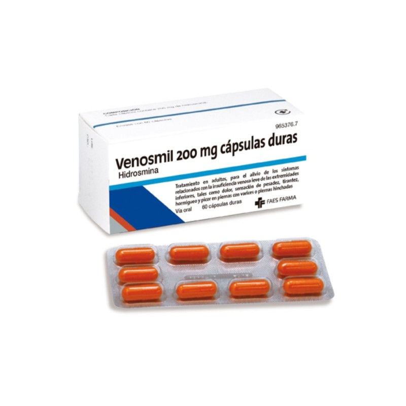 VENOSMIL 200 MG 60 CAPSULAS