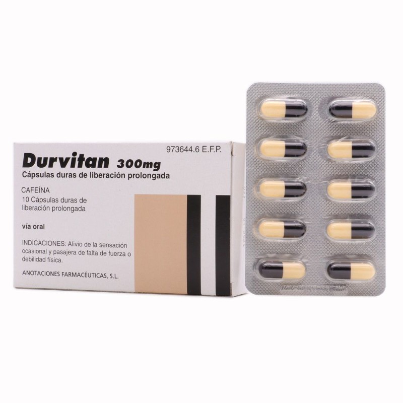DURVITAN RETARD 300 MG 10 CAPSULAS LIBERACION PR
