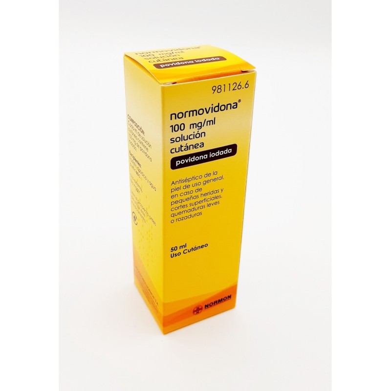 NORMOVIDONA 100 MGML SOLUCION TOPICA 50 ML