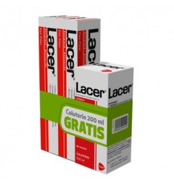 LACER DUPLO 2X 125  COLUTORIO 200ML REGALO