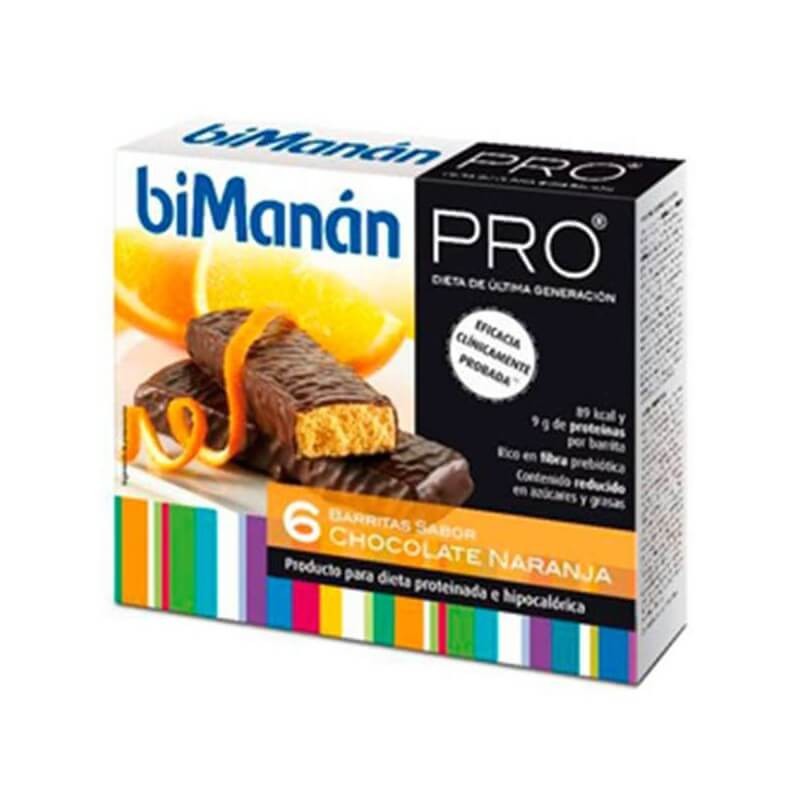 BIMANAN PRO BARRITA CHOCOLATE NARANJA DIETA HIPE