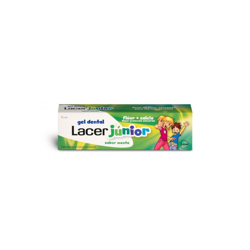 LACER JUNIOR GEL DENTAL 75 ML MENTA