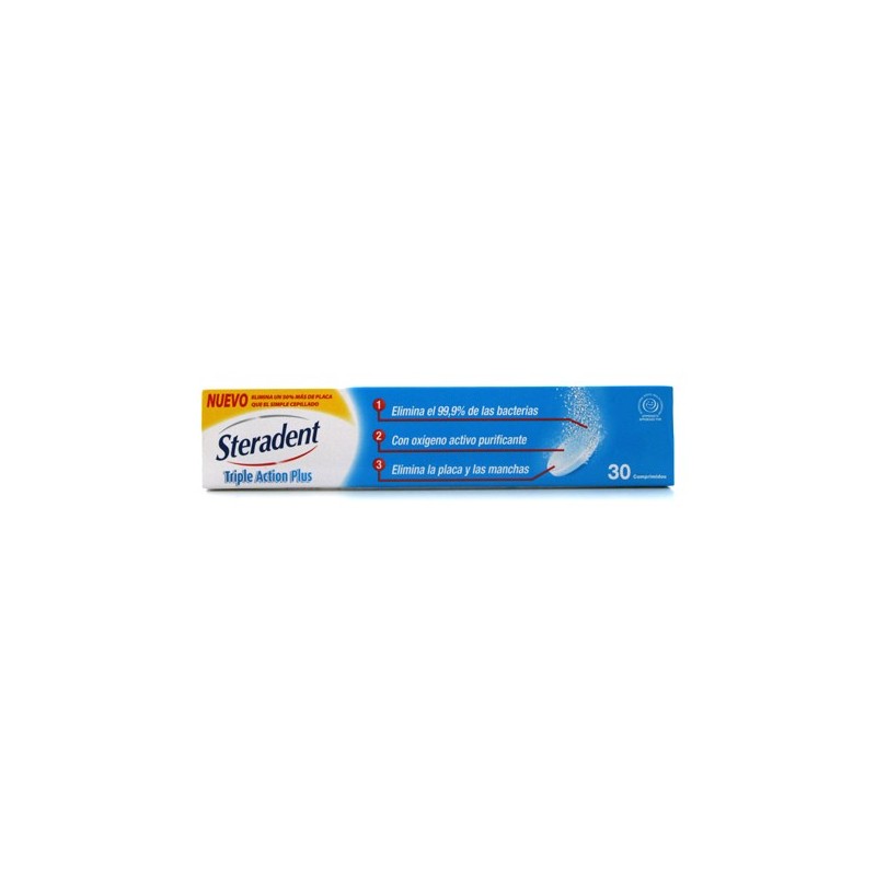 STERADENT TRIPLE ACCION 60  30 TABLETAS