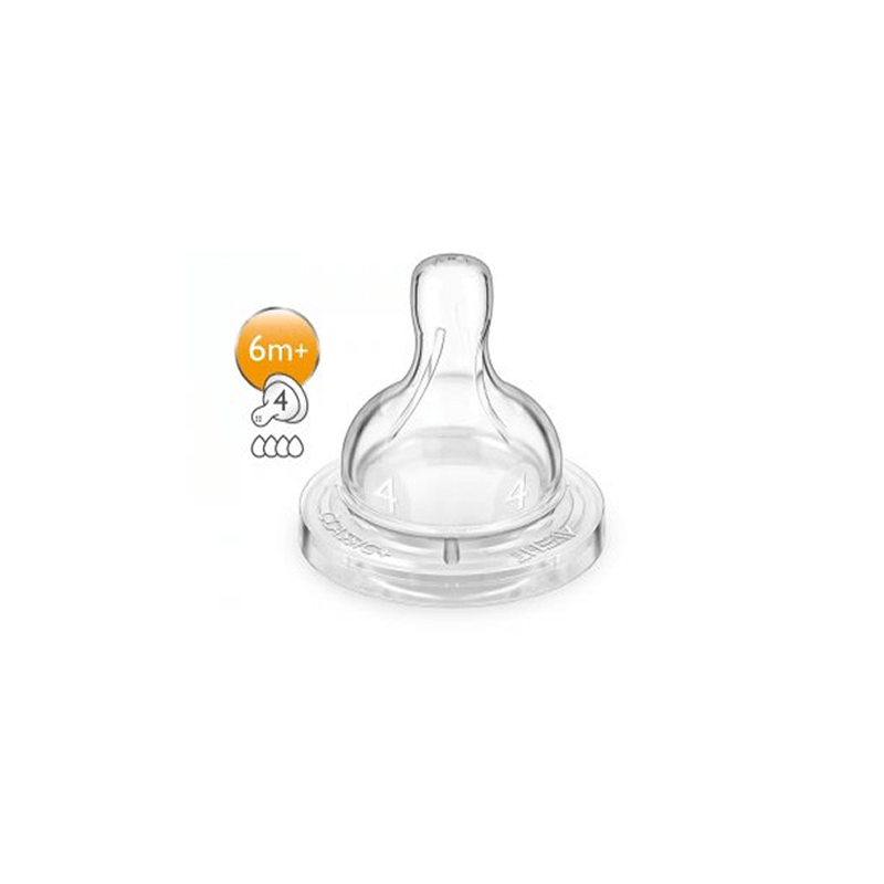 AVENT TETINA SILICO CLASI  FLUJ RAPID 6  2 U