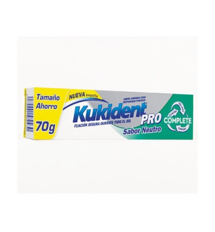 KUKIDENT PRO COMPLETE SABOR NEUTRO 70 G VERDE
