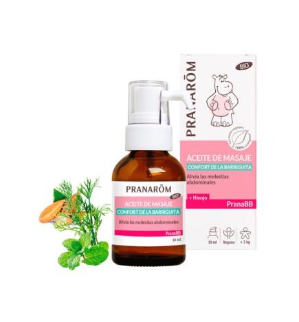 PRANAROM ACEITE MASAJE BIOCONFORT BARRIGUITA 30M