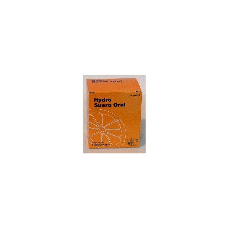 HYDRO SUERO ORAL 8 SOBRES 54 G  CAJA NARANJA