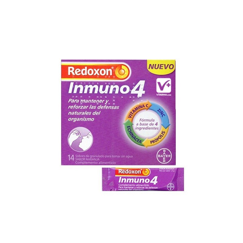 REDOXON INMUNO 4 GRANULADO PARA TOMAR SIN AGUA 1
