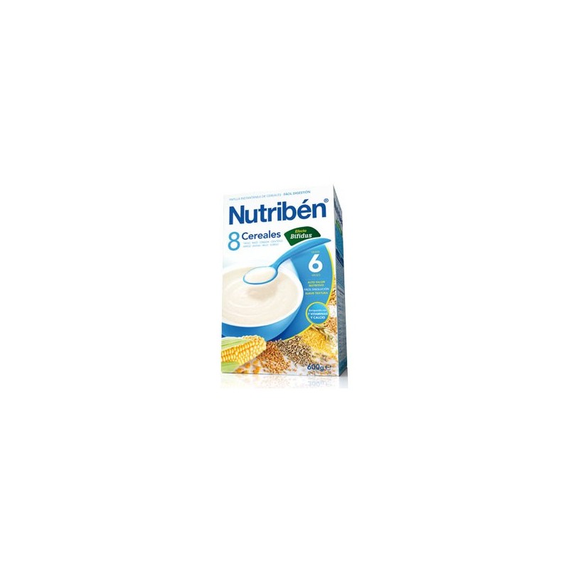 NUTRIBEN PAPILLA 8 CEREALES EFECTO DIGEST 600 G