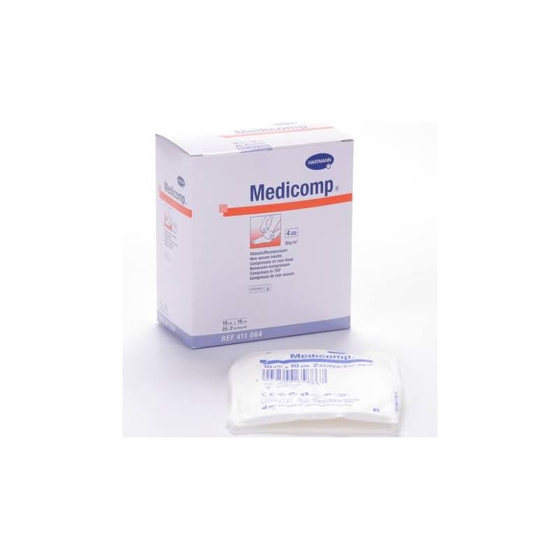 MEDICOMP GASA SUAVE 50 UNI 10 CM X 20CM LARGAS