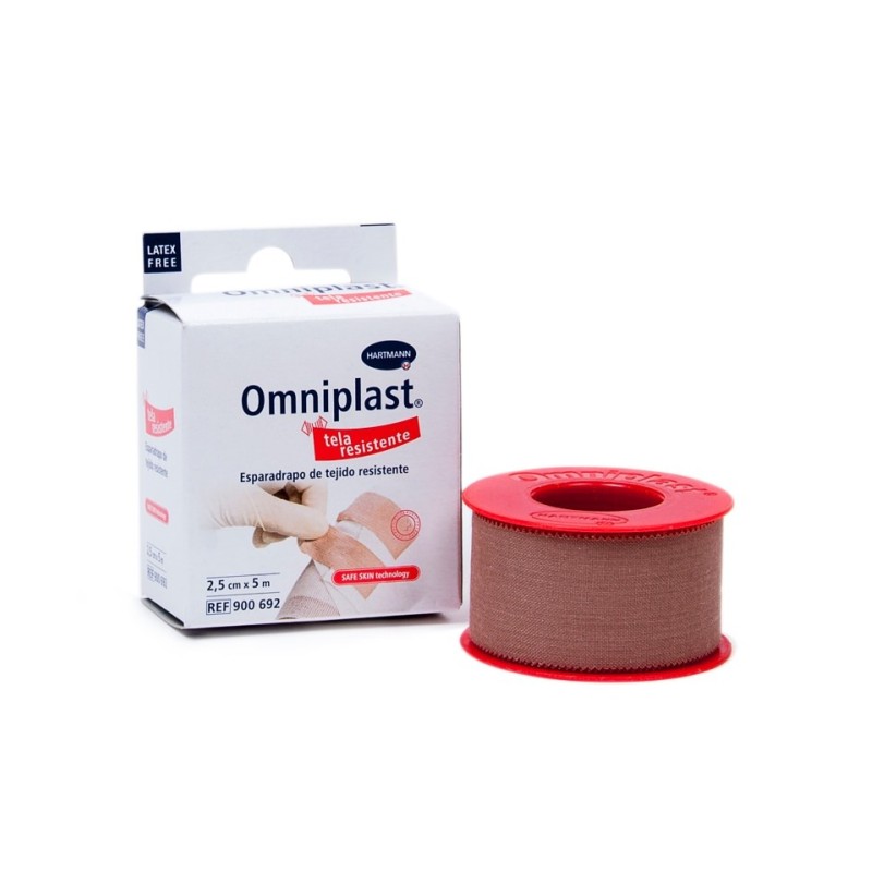 ESPARADRAPO  OMNIPLAST TELA ROSA25X5