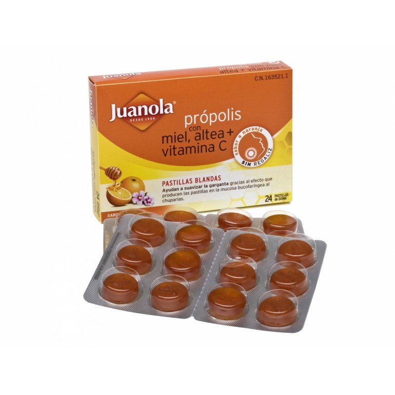 PASTILLAS JUANOLA PROPOLIS NARANJA 24