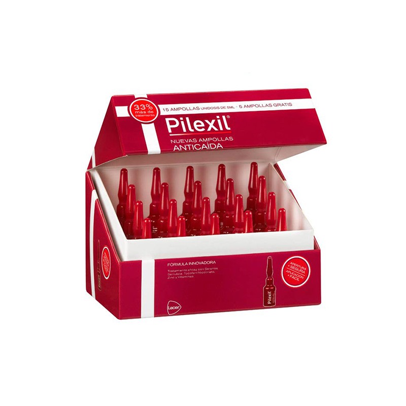 PILEXIL FORTE AMPOLLAS ANTICAIDA 20 AMPOLLAS