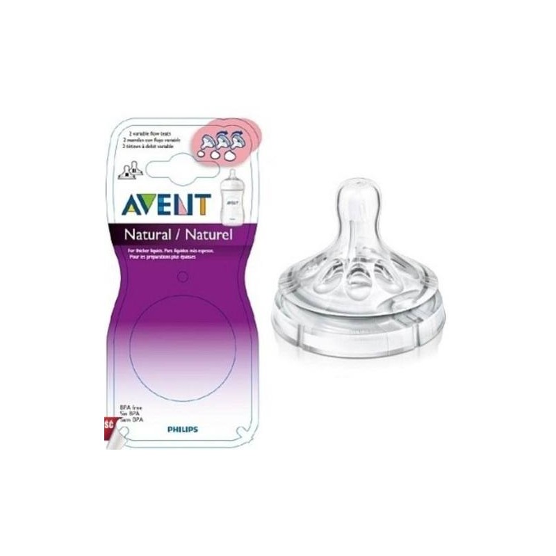 TETINA NATURAL FLUJO VARIABLE PHILIPS AVENT 3 M