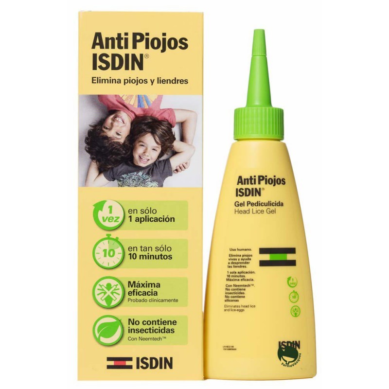 ANTIPIOJOS ISDIN GEL USO HUMANO PEDICULICIDA 100