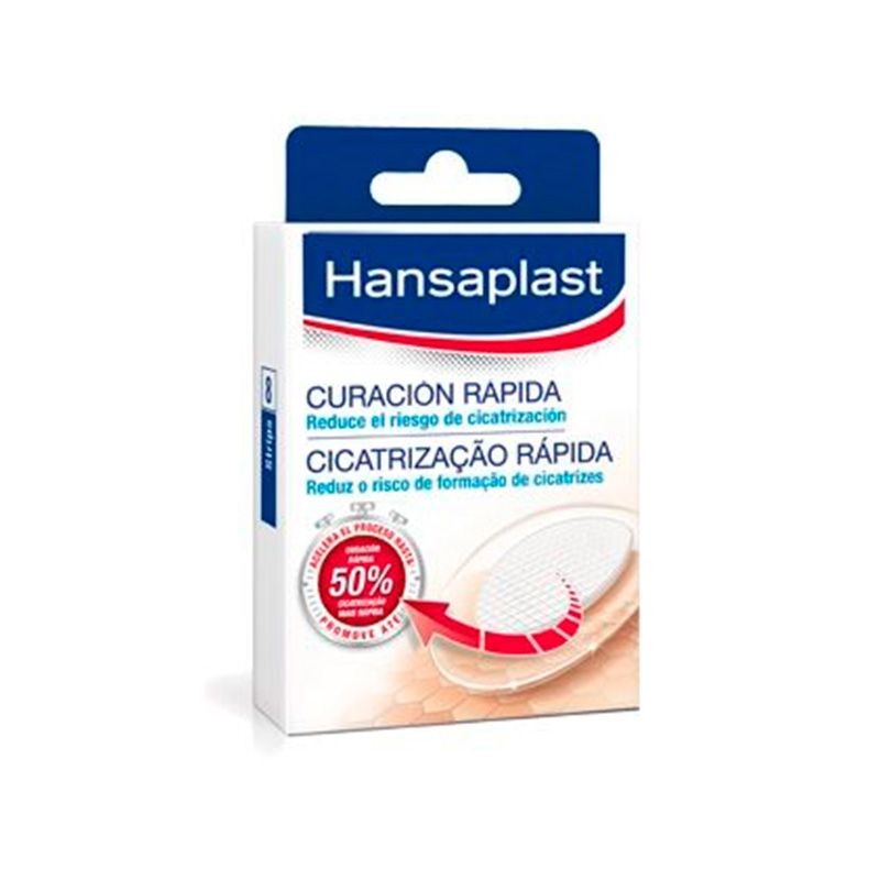 HANSAPLAST CURACION RAPIDA APOSITO ADHESIVO 8 U