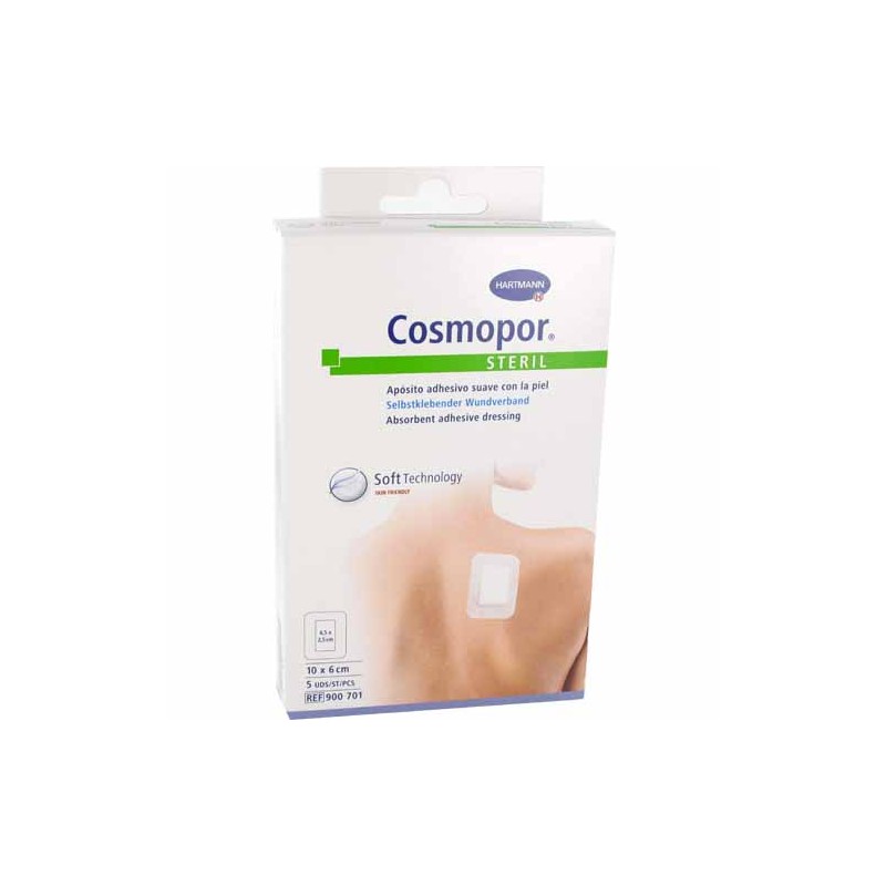 COSMOPOR STERIL APOSITO 10 CM X  6 CM  5