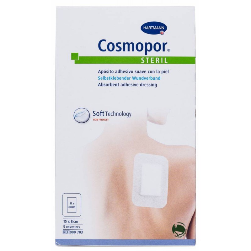 COSMOPOR STERIL APOSITO 15 CM X  8 CM  5
