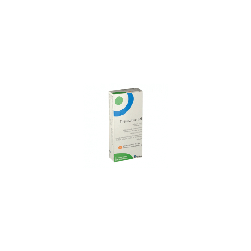 THEALOZ DUO GEL UNIDOSIS 04 G ML 30 UNIDOSIS