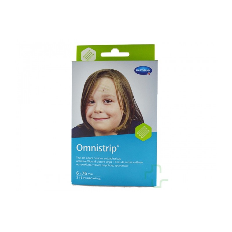 OMNISTRIP SUTURA CUTANEA ESTERIL 6 MM X 38 MM 2U