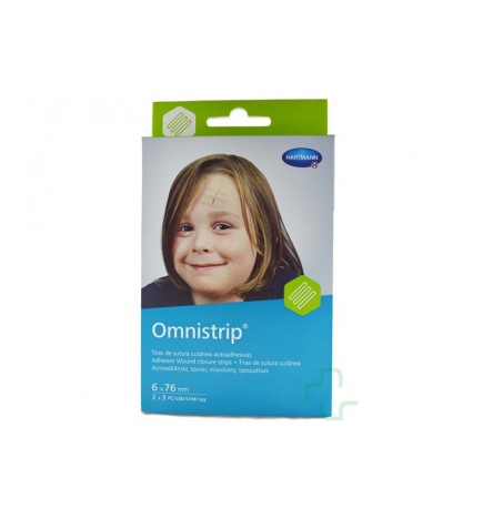 OMNISTRIP SUTURA CUTANEA ESTERIL 6 MM X 38 MM 2U