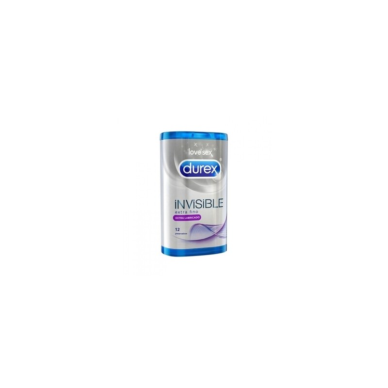 DUREX INVISIBLE EXTRA LUBRIC EXTRAF 12U