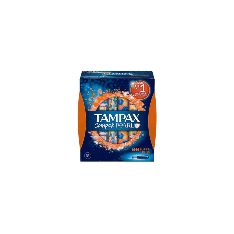 TAMPAX COMPAK PEARL SUPER PLUS 18 UNI