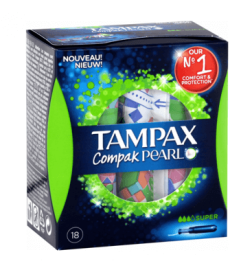 TAMPAX COMPAK PEARL SUPER 16 UNIDADE
