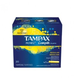 TAMPAX COMPAK PEARL REGULAR 18 UNIDADES