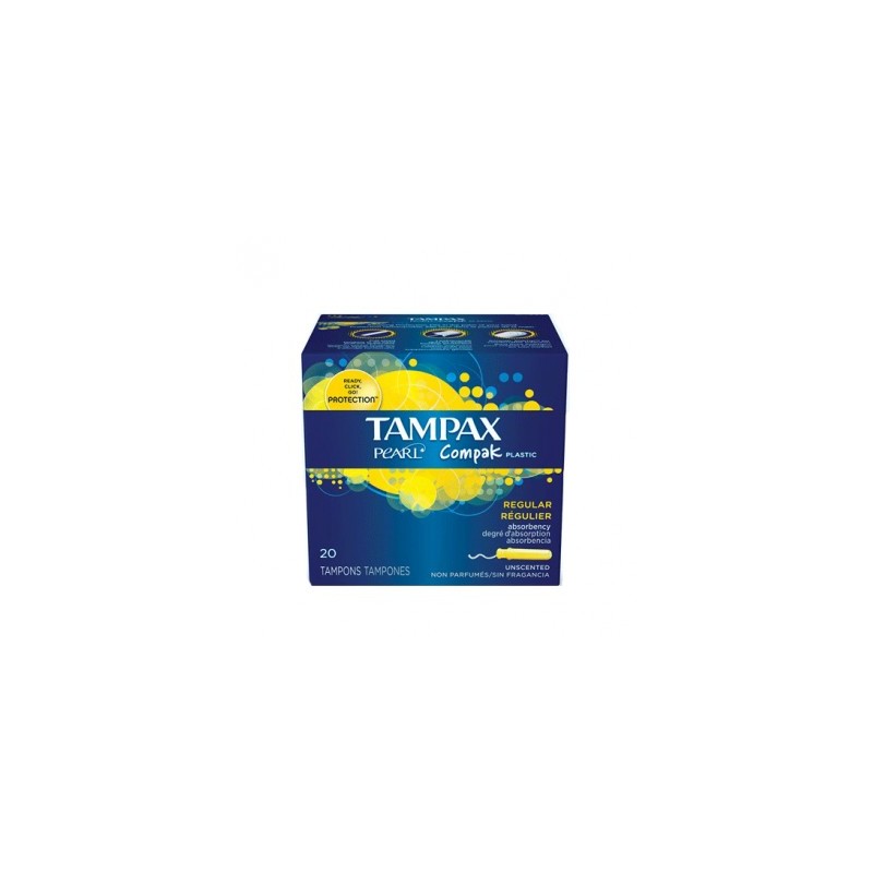 TAMPAX COMPAK PEARL REGULAR 18 UNIDADES