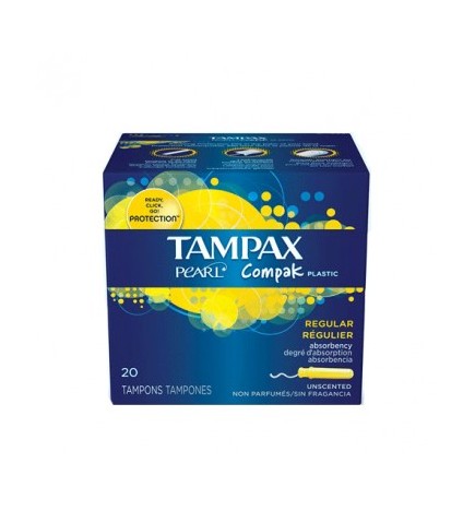 TAMPAX COMPAK PEARL REGULAR 18 UNIDADES