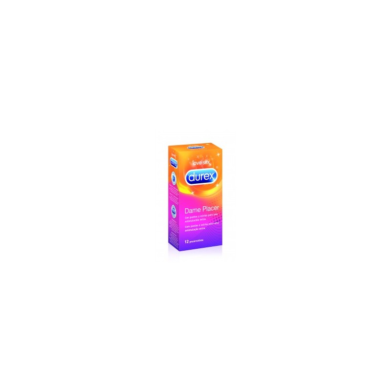 DUREX PRESERVATIVO DAME PLACER 12U