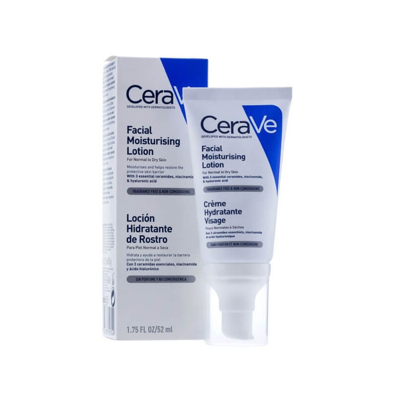 CERAVE LOCION HIDRAT ROSTRO PIEL NORMSECA 52ML