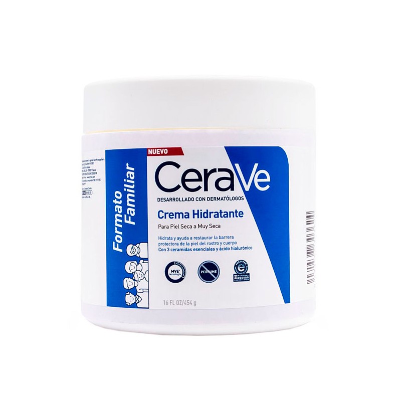 CERAVE CREMA HIDRATANTE PIEL SECA 1 ENVASE 454 G