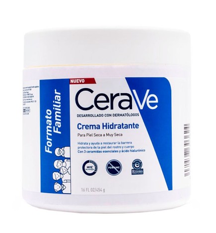 CERAVE CREMA HIDRATANTE PIEL SECA 1 ENVASE 454 G