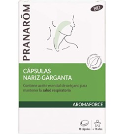 PRANAROM AROMAFORCE  NARIZGARGANTA 30 CAPSULAS