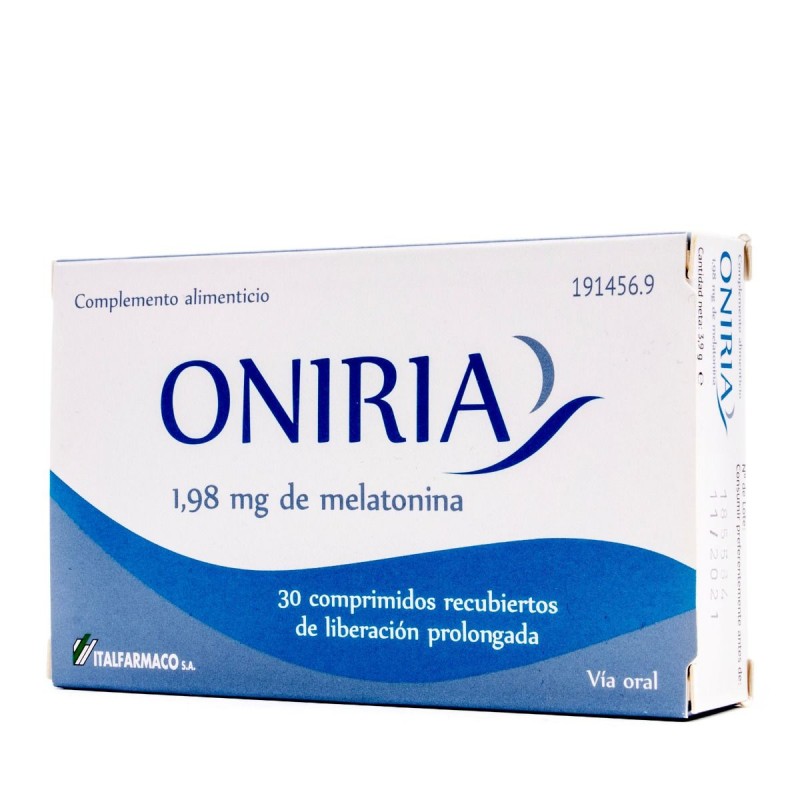 ONIRIA 30 COMP 198MG MELATONINA